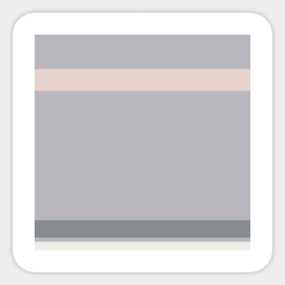 A gorgeous brew of Alabaster, Philippine Gray, Silver and Light Grey stripes. Sticker